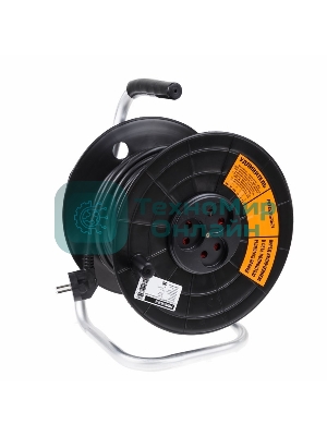 Удлинитель силовой PROconnect на катушке 4 гнезда с/з 40 м 3х1 мм² STANDART