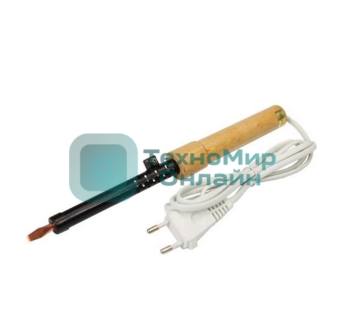 Паяльник Rexant ЭПСН 220В 40Вт дерев. ручка ПД