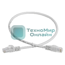 Шнур коммутационный Cat.5e UTP 2м серый GENERICA