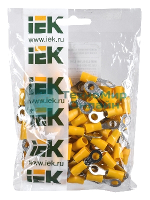 Наконечник НКИ 5.5-6 (кольцо 4-6) (уп. 100 шт) IEK UNL20-006-6-6