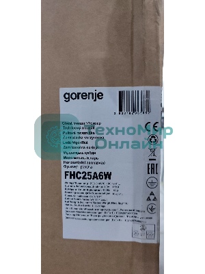 (Поврежденная упаковка) Морозильный ларь Gorenje FHC25A6W белый, 250л