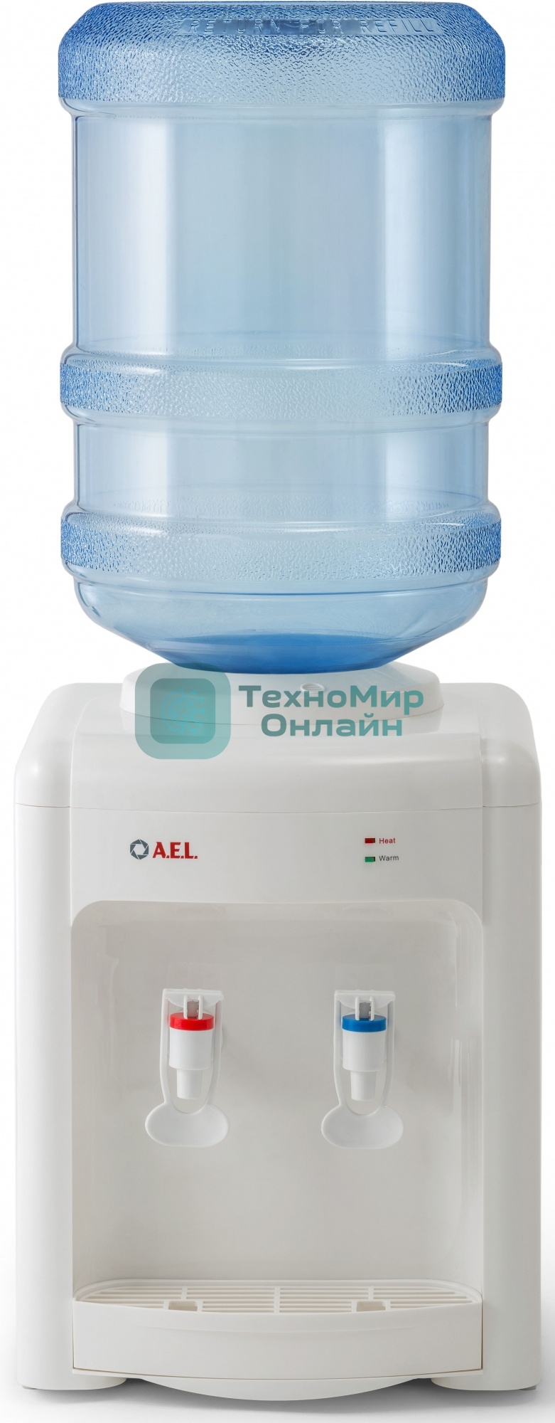 Кулер для воды AEL TK-AEL-340 v.2, верхняя загрузка, нагрев 95 °С, без охлаждения, белый