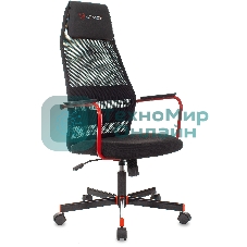 Кресло игровое Zombie ONE черный TW-01 3C11 сетка/ткань с подголов. крестовина металл