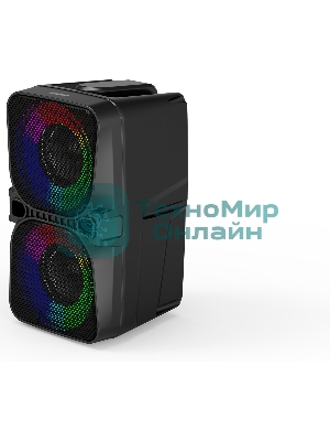 Портативная колонка Digma D-PS1505 черный 20 Вт 2.0 BT 10м 1200mAh