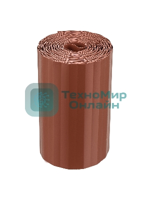 Бордюрная лента Palisad 20х900 см, полипропиленовая, коричневая,