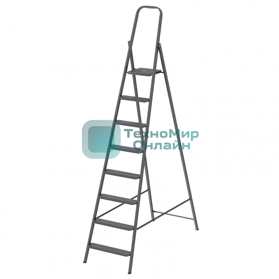 Стремянка Сибртех 8 ступеней, компактная, стальная