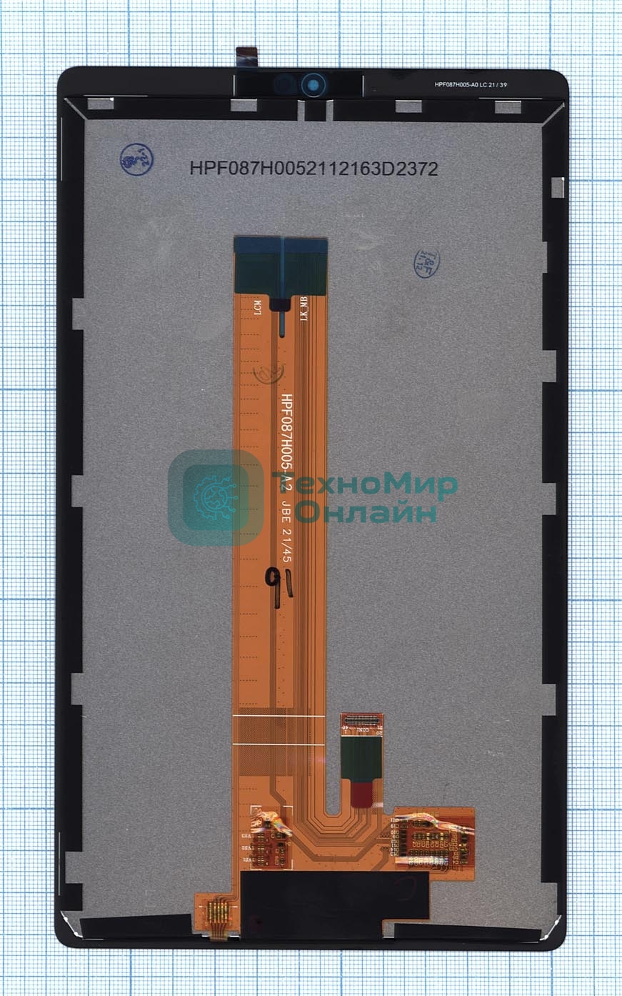 Модуль (матрица + тачскрин) для Samsung Galaxy Tab A7 Lite SM-T220N черный