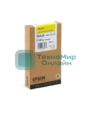 Картридж струйный Epson C13T612400 желтый (220 мл) для Stylus 7400, 7450, 9400, 9450