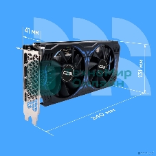 Видеокарта CBR RTX 3050 8Gb GDDR6, 128bit, 1552-1777Mhz, 3 DP + HDMI 2.1, 130W, Ret VGA-STX3050-8G-RTL-4VO Видео выходы 3-DP + 1-HDMI 2.1