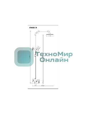 B7060SB-39 Душевая система из Латуни, ø35