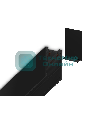 GL1058 BK черный заглушка для шинопровода Magnetic 220V 30.6*56*2 (2шт)