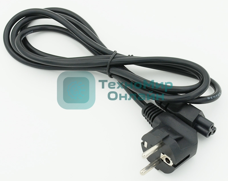 Кабель питания 3-pin/евровилка 1.8м (469)