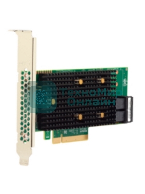 Контроллер MegaRAID 9440-8i SGL (05-50008-02), PCIe 3.1 x8 LP, SAS/SATA/NVMe, RAID 0,1,5,6,10,50,60, 8port(2 * int SFF8643), 3408 IOC