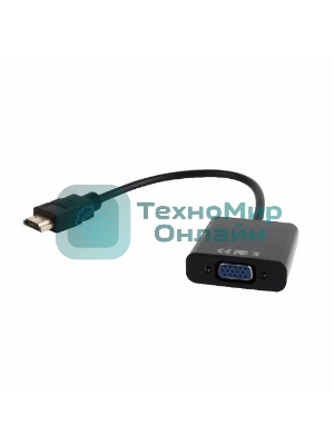 Переходник Gembird-Cablexpert Переходник HDMI-VGA, 19M/15F (A-HDMI-VGA-03)