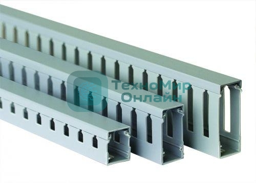 Кабель-канал перфорированный 15х30 L2000 RL75 G ДКС 00672RL