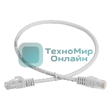 Шнур коммутационный Cat.5e UTP 3м серый GENERICA