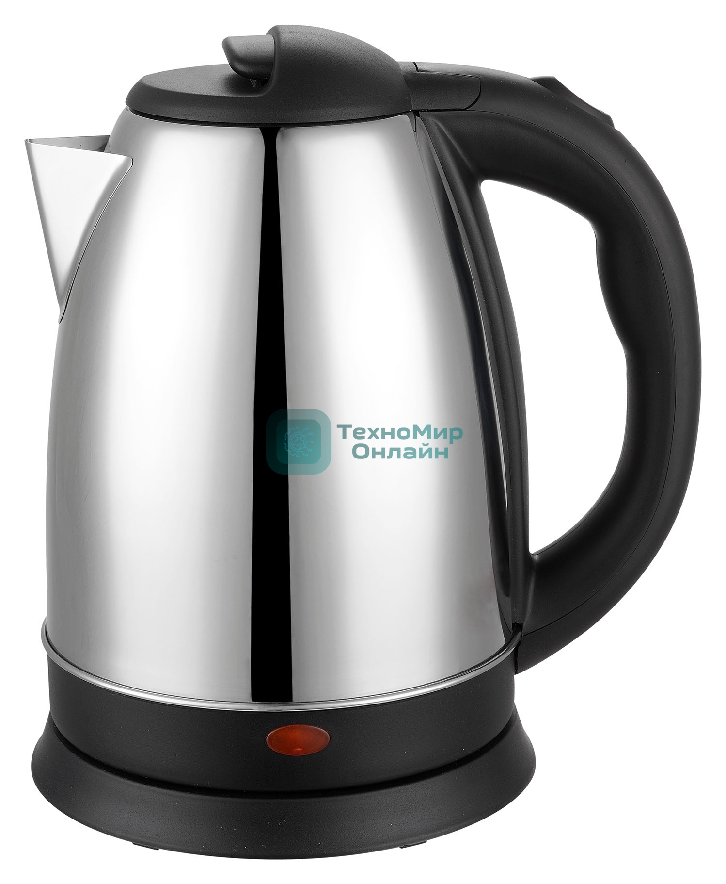 Чайник электрический Starwind SKS1053 1.8 л, 1500 Вт, серебристый/черный (корпус: нержавеющая сталь/пластик)