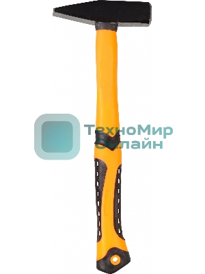 Молоток 400гр. Квадратный боек, фиберглассовая двухкомпонентная ручка