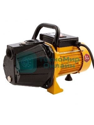 Садовый поверхностный насос GP1100C, 1100 Вт, 4500 л/ч, подъем 46 м, чугун Denzel