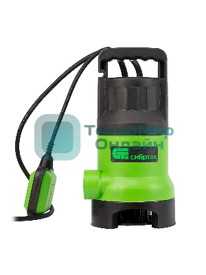 Дренажный насос Сибртех для грязной воды СДН800-35 800 Вт напор 9 м 13500 л/ч
