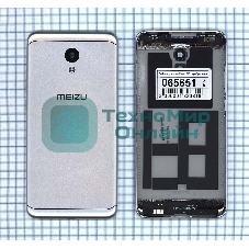 Задняя крышка для Meizu M6 серебристый