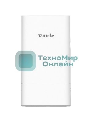 Tenda O1-5G Наружная точка доступа, 5 ГГц, до 867 Мбит/с, внутренняя антенна 1x9dBi, IP65, PoE, LAN 1x100 Мбит/с