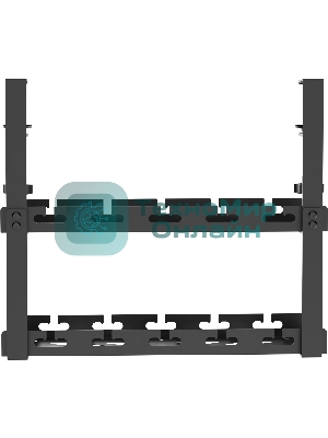 Кабель-канал Cactus CS-CM-400-2BK для столов 40x13.4x34.2 см черный