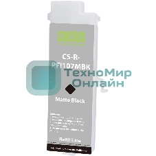 Картридж перезаправляемый струйный Cactus CS-R-PFI107MBK черный матовый для Canon imageProGRAF iPF670/680/685/770/780/785 без чипа