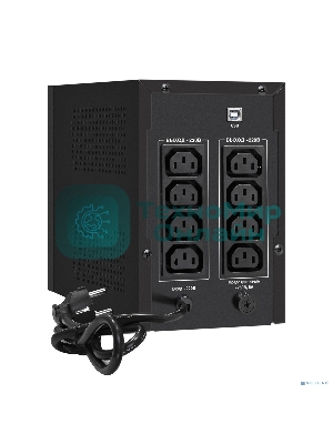 Источник бесперебойного питания ExeGate EP285500RUS SpecialPro Smart LLB-1500.LCD.AVR.C13.RJ.USB 1500VA/950W, LCD, AVR, 6*IEC-C13, RJ45/11, USB, черный