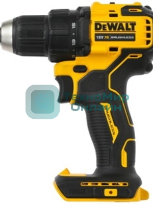 Дрель-шуруповерт DeWalt DCD708N-XJ, 18 В, 0 Ач, 65 Нм, щеточный