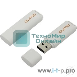 Флешка USB 2.0 QUMO 8Gb Optiva 01 белый QM8GUD-OP1-белый