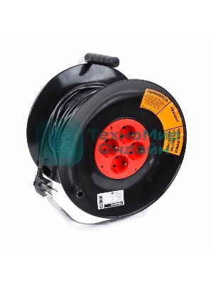 Удлинитель силовой PROconnect на катушке 4 гнезда с/з 20 м 3х1 мм² STANDART