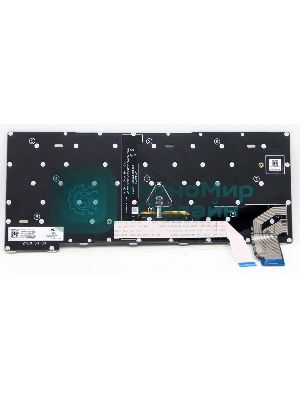 Клавиатура для ноутбука Lenovo ThinkPad X13 Gen 2 серая с подсветкой