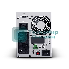 Источник бесперебойного питания Сайбер Электро ИБП ЭКСПЕРТ-II-1000 Онлайн, Напольное исполнение 1000ВА/900Вт USB/RS-232/SNMPslot (2 EURO + 1 IEC С13) (12В/7Ач. х 2)