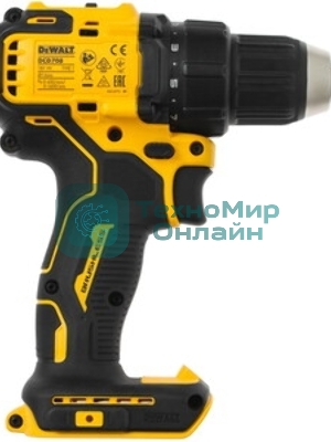 Дрель-шуруповерт DeWalt DCD708N-XJ, 18 В, 0 Ач, 65 Нм, щеточный