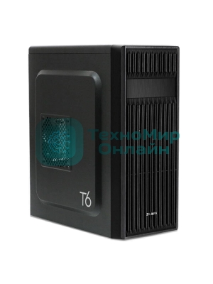 Компьютерный корпус Zalman ZM-T6 черный без БП ATX 1xUSB 2.0 1xUSB 3.0 audio bott PSU