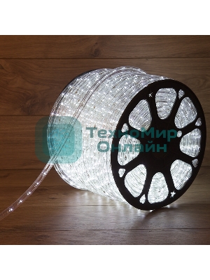 Дюралайт Neon-night LED, свечение с динамикой (3W) - белый, 36 LED/м, бухта 100м