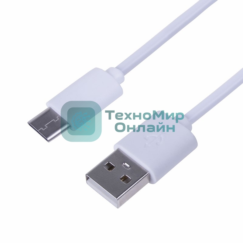 Шнур Rexant USB 3.1 type C (male)-USB 2.0 (male) 1 м белый