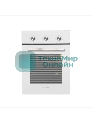 Духовой шкаф LEX EDM 4570 WH 55 л, таймер, 7 функций, встраиваемый