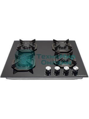 Газовая варочная панель Maunfeld EGHG.64.2CB\G черный