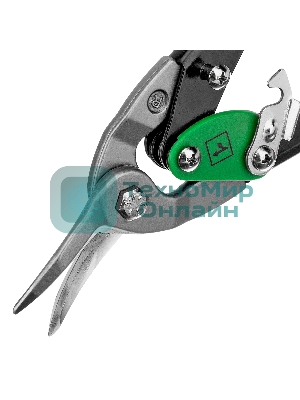 Ножницы по металлу Matrix, 250 мм, правый рез,сталь CRMO,двухкомпонентные рукоятки, PRO