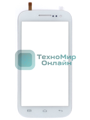 Сенсорное стекло (тачскрин) для Fly IQ451 Quattro Vista, белое
