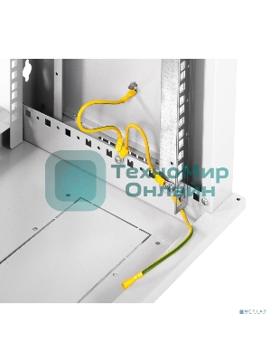 Шкаф телеком. настенный разборный 6U (600х520) дверь металл (ШРН-Э-6.500.1)