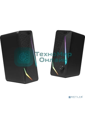 Акустическая система 2.0 Defender Waltz черный USB + 3.5 jack, RGb, 6 Вт.