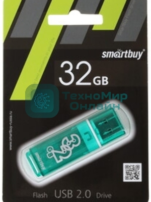Флешка USB SmartBuy MC2 Metal Blue (SB032GbMC2), 32Gb, USB 2.0, R/W 25/15, синий/серебристый