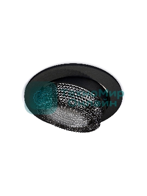 Комплект встраиваемого поворотного светильника Ambrella light XC7652061 SBK/BK черный песок/тонированный MR16 GU5.3 (C7652, N7192)