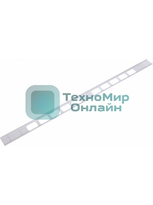 Вертикальный кабельный органайзер в шкаф, ширина 75 мм 42U (ВКО-М-42.75) ЦМО