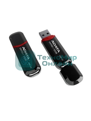 Флешка USB ADATA UV150 (AUV150-64G-RBK), 64Gb, USB 3.0, R/W 100/40, черный