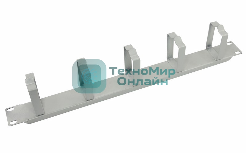 Органайзер гориз, 19, 1U, серый