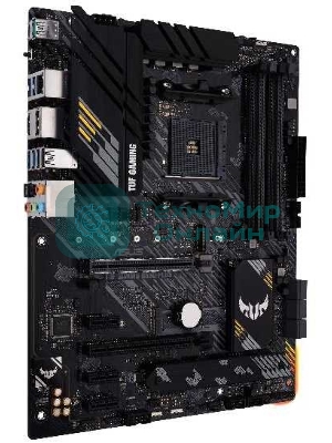 Материнская плата ASUS TUF GAMING B550-PLUS, AM4, AMD B550, 4xDDR4, 6xSATA, 2xM.2, 1xPCIe 4.0 x16, 1xPCIe 3.0 x16, 3xPCIe x1, 1xHDMI, 1xDP, 1x 2.5Gb LAN, 4xUSB-A 3.2 Gen 1, 1xUSB-A 3.2 Gen 2, 2xUSB-A 2.0, 1xUSB-C 3.2 Gen 2, 5x3.5 мм, 7.1, ATX